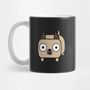 Pit Bull Loaf - Fawn Pitbull with Cropped Ears Mug